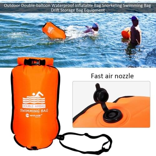 Float Dry Bag 1PC Multifunction Flotation Water Sports Air Swimming Buoy Fishing Diving Drifting Inflatable Swimming Bag
