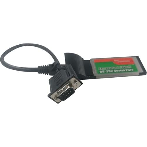 Generation 2 34mm Express Card to Serial Port DB9 COM RS232 RS-232 Expansion Card for Laptop