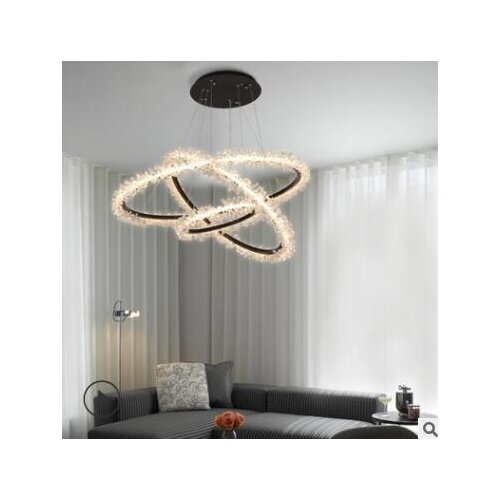 Post-modern crystal lamp chandelier light luxury living room lamp dining hall lamp Light in the bedroom study clothing store lam