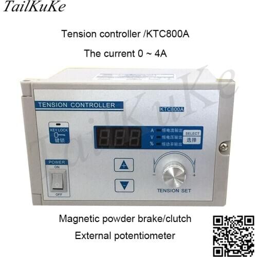 Manual Digital Tension Controller KTC800A Magnetic Powder Brake Clutch 4A Tension Controller