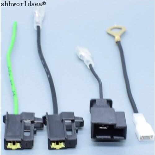 Shhworldsea for Toyota Camry Corolla Reagan Crown Highlander for Corolla Vicki Whistling Snail Horn plug connector