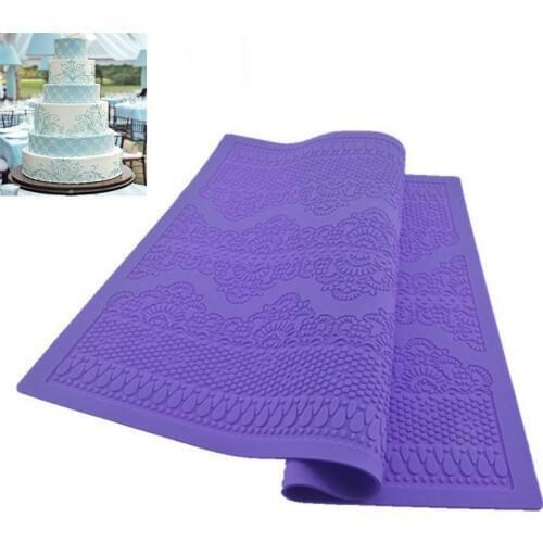 Silicone Mold Cake Lace Mold Baking Mat Silicone Mold For Fondant Lace Mould Silicone Mat Pastry Tool Bakeware Chocolate Mould