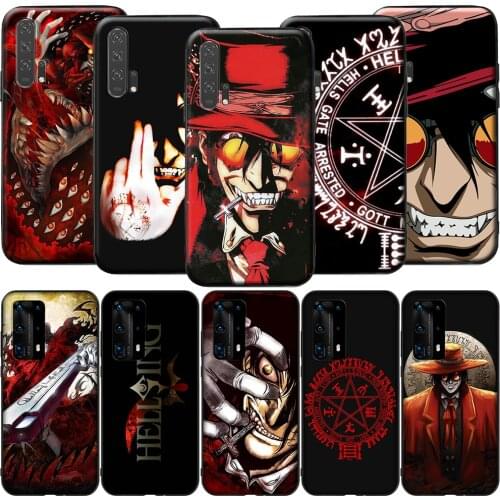 GX18 Alucard Hellsing Silicone Case for Honor 6A 7A 3GB 7C 7X 8 8A 8X 8C 9 10 Lite View 20S 9A 10X Max Pro