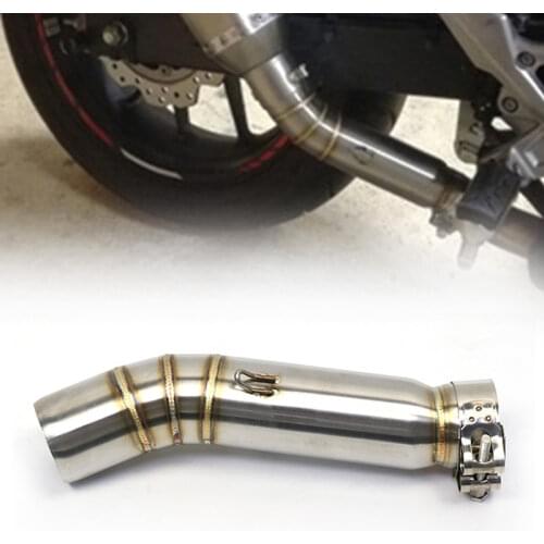 1pc for Honda CBR500 CBR500R CB500F CB500X 2013-19 Motorcycle Exhaust Middle Pipe Stainless Steel Connector Connection Mid Pipe