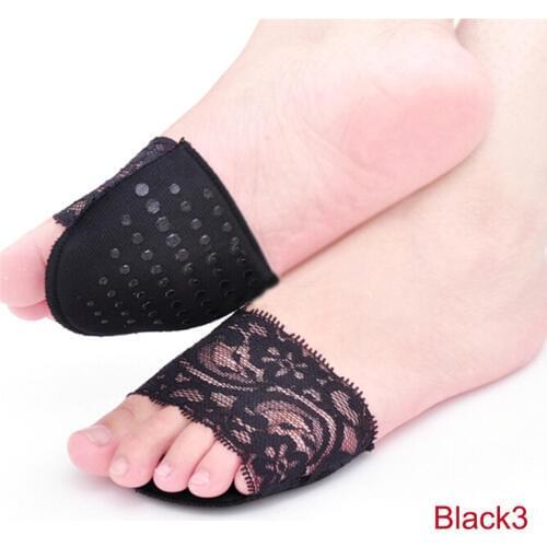 1Pair Flatfoot Orthotics Anti Slip Cushion Pad Relief Pain Forefoot Arch Support High Heeled Shoes Insoles