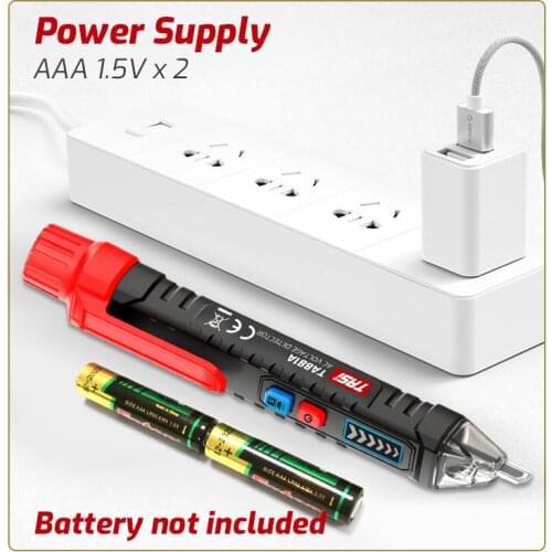 TASI TA881A Intelligente Non-contact Pen Alarm Ac Voltage Detector Meter Tester Pen Sensor Tester Testen Potlood