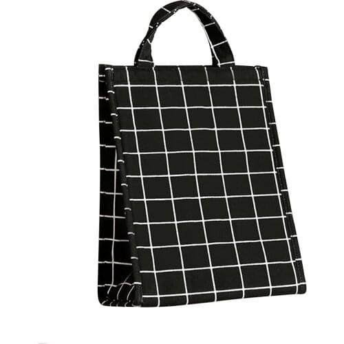 Thermal Insulated Lunch Bag Thermal Insulation Bag Reusable Bento Lunch Box Organizer Leakproof Meal Prep Lunch Tote Bag Cooler