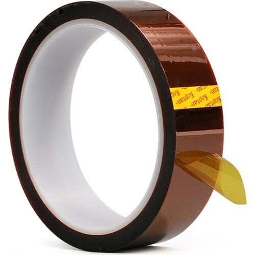 100-Feet High Temperature Resistance Thermal Insulation Adhesive Gold Finger Tape 20mm 33M