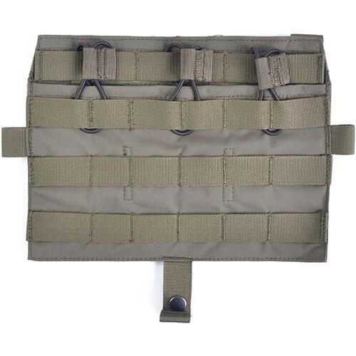TwinFalcons Plate Carrier Detachable Flap Triple M4 Mag Flat Panel Delustering Cordura 500D TW-M041