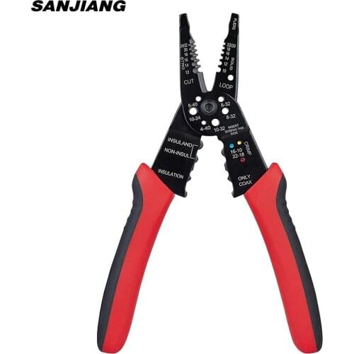 Wire Stripper Tool Stripping Pliers Automatic 10-22AWG Cutter Cable Multitool pliers Crimping Pliers