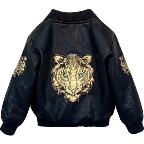 VFOCHI Leather Jackets For Boys