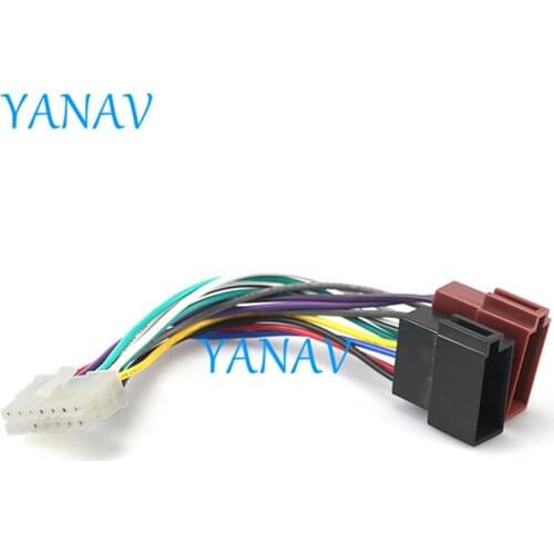 15-111 Car ISO Harness Head Cable for-AUDIOVOX Stereo Radio Wire Adapter Plug Wiring Connector CableCar Stereo Radio ISO Standar