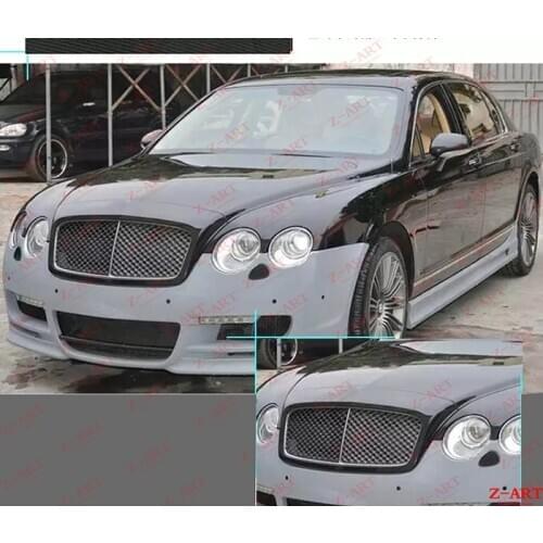 2004-2012 carbon fiber engine bonnet + front grille for Bentley GT carbon fiber engine hood for Bentley GT carbon fiber grille