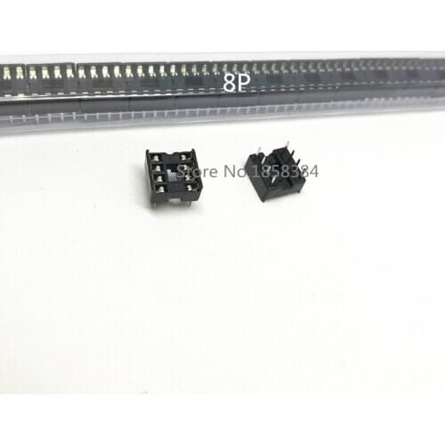 60PCS/lot 8pin DIP IC sockets Adaptor Solder Type 8 pin