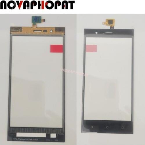 Novaphopat Black Touchscreen For Highscreen Boost 3 SE /Boost 3 SE pro Touch Screen Digitizer Glass Sensor Replacement +tracking