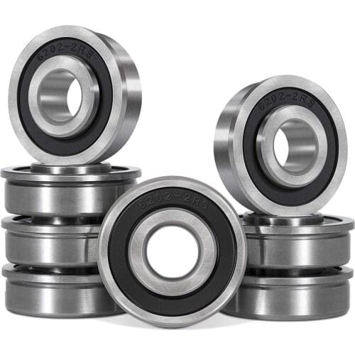 8 PCS Flanged Ball Bearings ID 1/2" x OD 1-3/8" for Lawn Mower, Generators, Wheelbarrows, Carts Fit for Marathon, Stens, Sunbelt