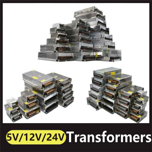 Switching Power Supply Lighting Transformer 110V 220V To DC 5V 12V 24V Power Supply 5A 10A 15A 20A Source Adapter For Strip CCTV