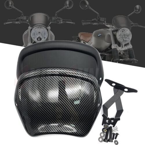 Motorcycle Cafe WindScreen Windshield Wind Deflector For BMW R NINE T RNINET R9T 2014-2020 R NineT 2018 2019 2020 r ninet r9t