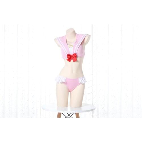 New Sexy Cute Women Pink Lingerie Body Sailor Suit underwear Swimwear Sister Lingerie Set Sexy Cosplay Uniform Wholesale