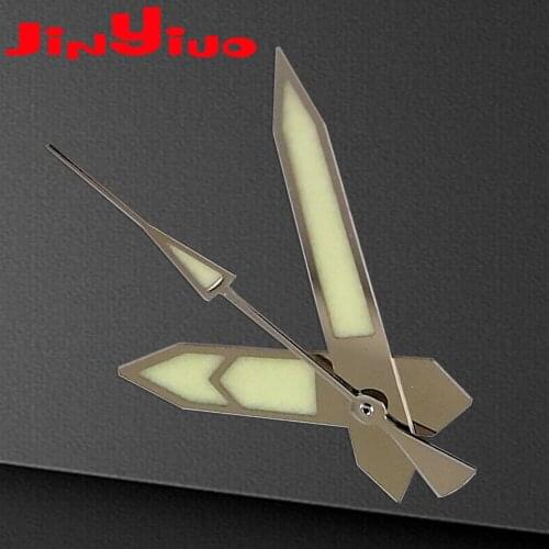 High Quality Silver light green watch hands green super luminous hands fit NH35 NH36 movement