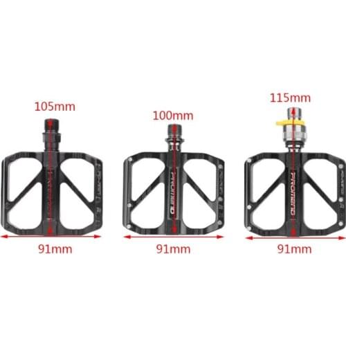 1 Pair Road Mountain Bike Ultralight Non-slip Flat Pedals Aluminum Alloy 3 Sealed Bearings Pedal Footboard for bicycle Dropship