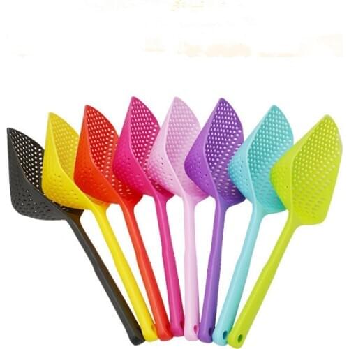 1PC New Kitchen Accessories Gadgets Nylon Strainer Scoop Colander Drain Veggies Water Scoop Gadget Cooking Tools OK 0937