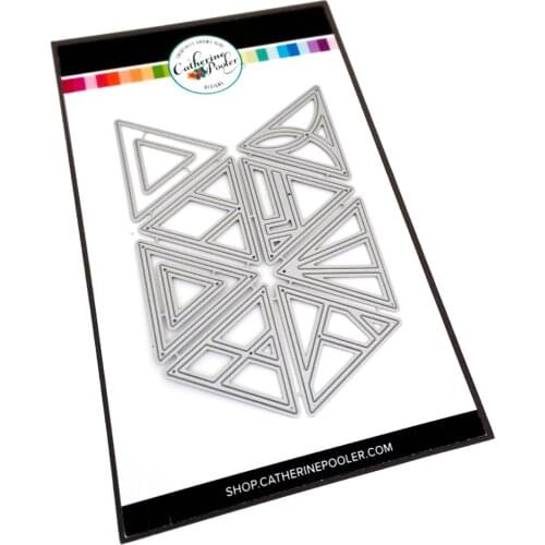 2021 AliliArts Metal Cutting Dies Geometric triangle diy Scrapbooking Photo Album Decorative Embossing PaperCard Crafts Die