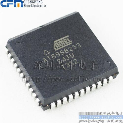 5pieces AT89S8253-24JU PLCC