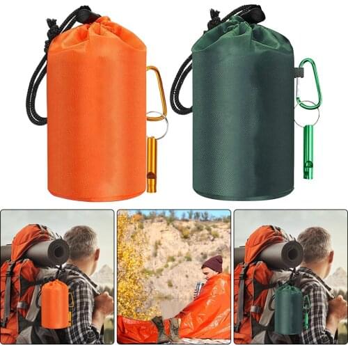 Outdoor Life Emergency Sleeping Bag Bivy Thermal Keep Warm Waterproof Mylar First Aid Emergency Blanke Camping Survival Gear