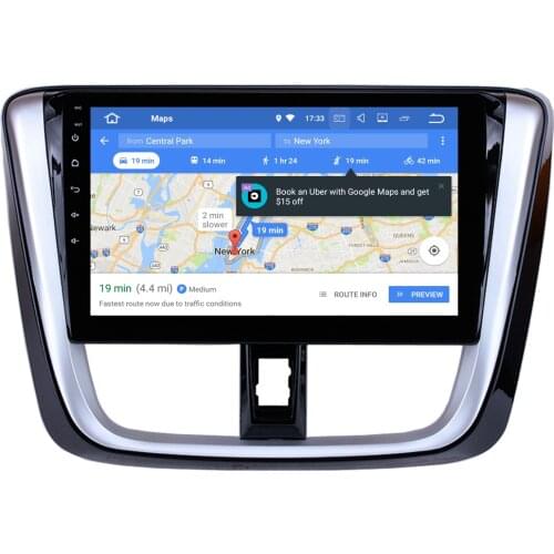 Car Multimedia Player For Toyota Vios Yaris 2014 2015 2016 2017 Android Auto Spare Parts Accessories Styling Tuning MirrorLink