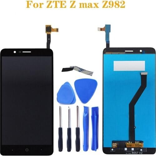 For ZTE Z Max Z982 LCD Display Touch Screen Digitizer Assembly Repair kit