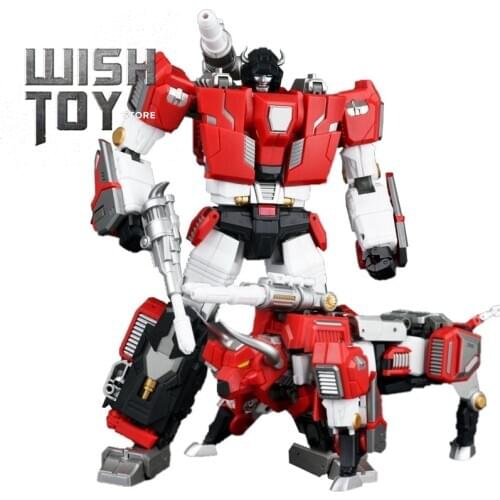 Generation Toy Transformation G1 GT-11 GT11 Red Bull Mode Sideswipe Beast Warrior Action Figure Robot Toys