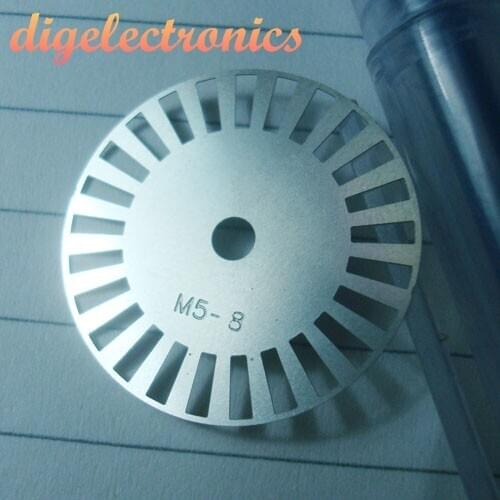 Photoelectric Encoder Inverter M5-8 Servo Motor Grating Meter Wheel Speed Sensor Robot Speed Measuring Disc for Intelligent Car