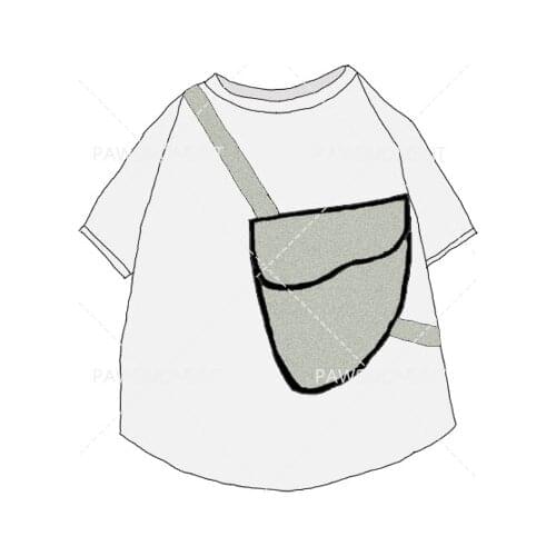 Dog Clothes for Small Dogs Cotton Coat for French Bulldog Yorkie Tshirt with Backpack Puppy Pet Clothing PC1198