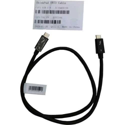 TBT Thunderbolt 3 Cable 40G 5A 100W 0.7M PD for Asus UX490 T303UA T305CA