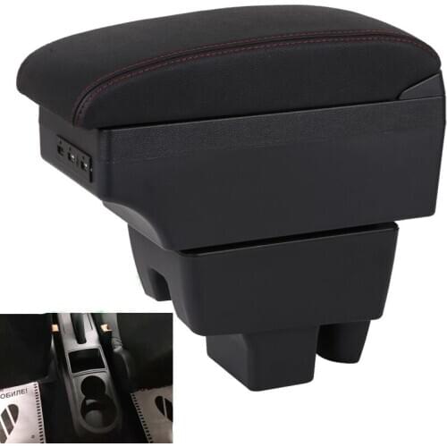 For Skoda Rapid Armrest Box Skoda Rapid 1 Universal Car Central Armrest Storage Box modification accessories