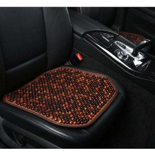 Pure Natural Wood Beads Car Seat Cushions Massage Anti-slip Breathable Car Seat Covers Seat Mat Car Styling Free Shipping