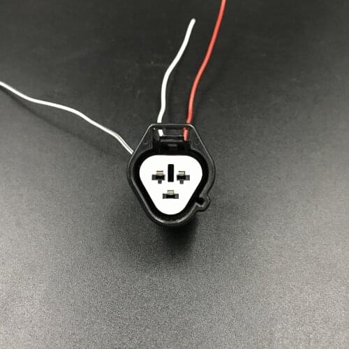 2/4/10/20/50/100pcs/lot 3 Pin 3-way Headlight Connector Plug With Wire Harness Pigtail For Toyota 90980-11016