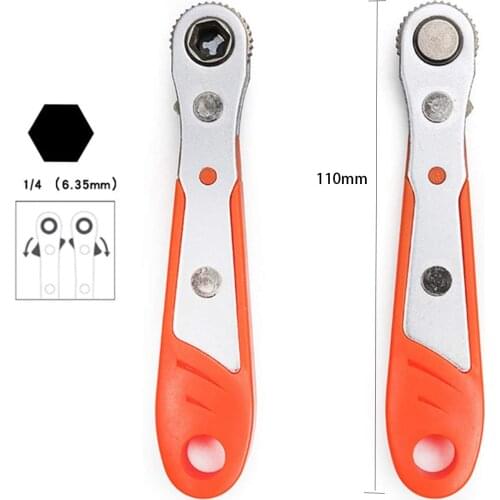 Hexagonal Quick Release Socket Repair Tool Driver Allen Key Wrench Screwdriver Metal Portable Supplies Mini Bit Ratchet Wrench