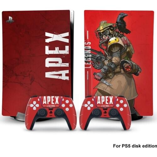 APEX PS5 Standard Disc Edition Skin Sticker Decal Cover for PlayStation 5 Console & Controller PS5 Skin Sticker Vinyl