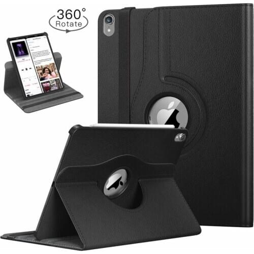 360 Degree Rotating Leather Case For iPad 12.9 2018 Case Auto Sleep/Wake up Smart Case for iPad A1876 A2014 A1895 Table Case