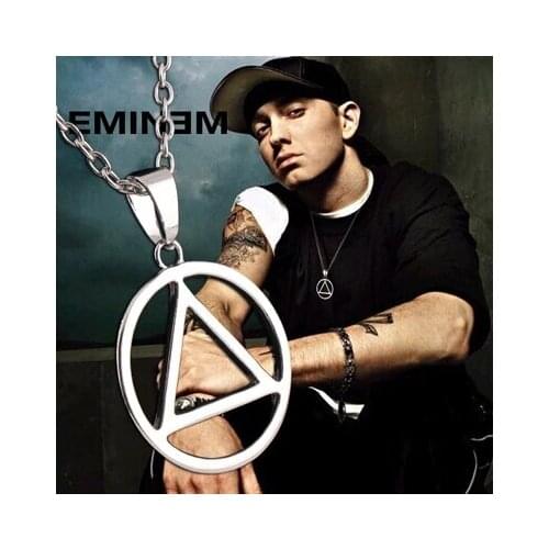 Eminem Favorite High -Quality Copper Mans Pendant Hip Hop Necklace New