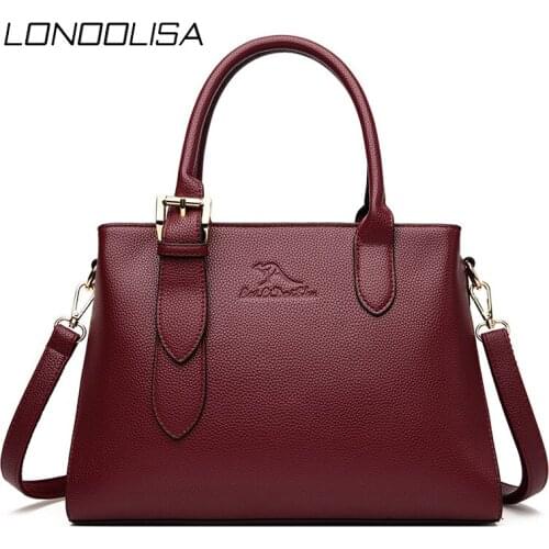 High Quality Soft PU Leather Shoulder Handbags Women Solid Crossbody Bags for Women 2021 New Luxury Handbags Women Bags Designer