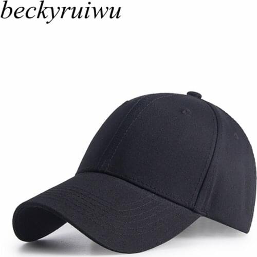 Adult Cotton Blank Snapback Hat Lady Small Size Golf Hats Big Head Man Plus Size Baseball Cap 52-56cm 54-57cm 56-58cm 59-62cm