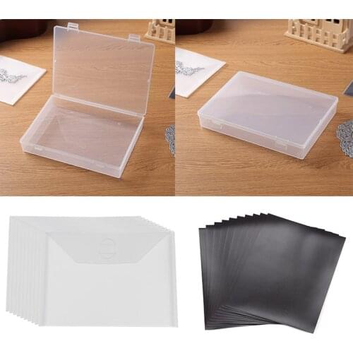 Storage Box 0.5mm Thickness Magnet Sheets Bags For Storage Cutting Dies Stamps Stencils DIY Scrapbooking Handmake Crafts