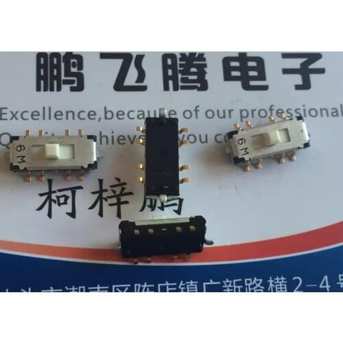 1PCS Original Japanese COPAL CMS-2302 TB SMD toggle switch 10 feet 3 gears with column flat pull