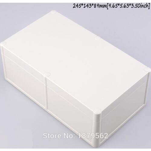 [2 styles] 245*143*89mm plastic enclosure box for electronic abs waterproof electrical project box plastic junction outlet box