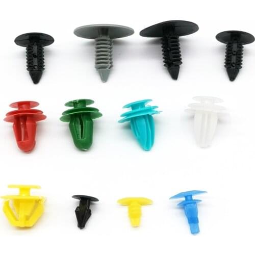 Car Plastic Screw Door Clip Retainer Auto Panel Kit Bumper Fastener Rivet Fender For Vehicle Interior Decoration