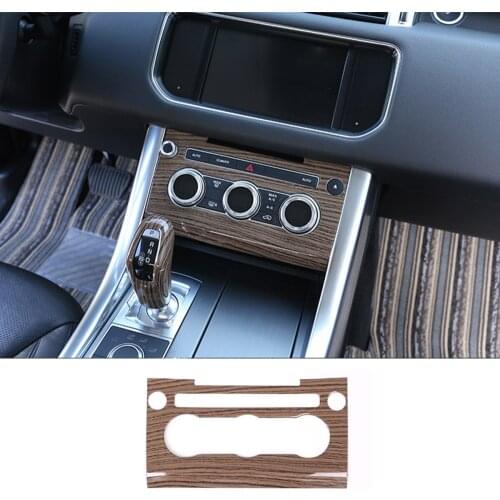 Car Central Control Trim for Land Rover Range Rover Sport RR Sport 2014-2018 ABS Car Center Console AC Panel Frame Cover Trim