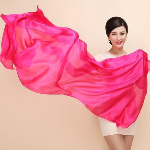 Long Silky Satin Scarf Summer Ladies Scarf Shawl Top Grade Brand Soft Scarves Simple Plain Head Scarf Solid Beach Towel 180*90cm